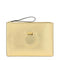 Gancini Gold Metal Clutch